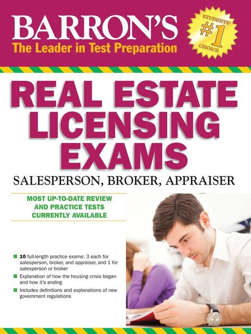 Title details for Barron's Real Estate Licensing Exam by Jack P. Friedman - Available